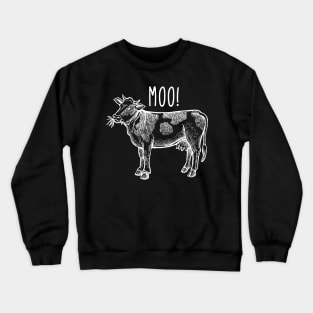 Moo Cow Crewneck Sweatshirt